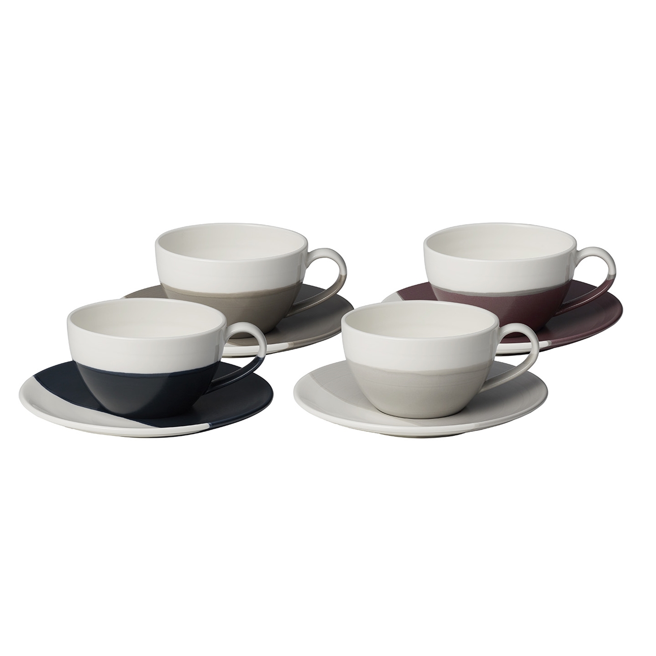 Cappucino Cup and Saucer (Set of 4)