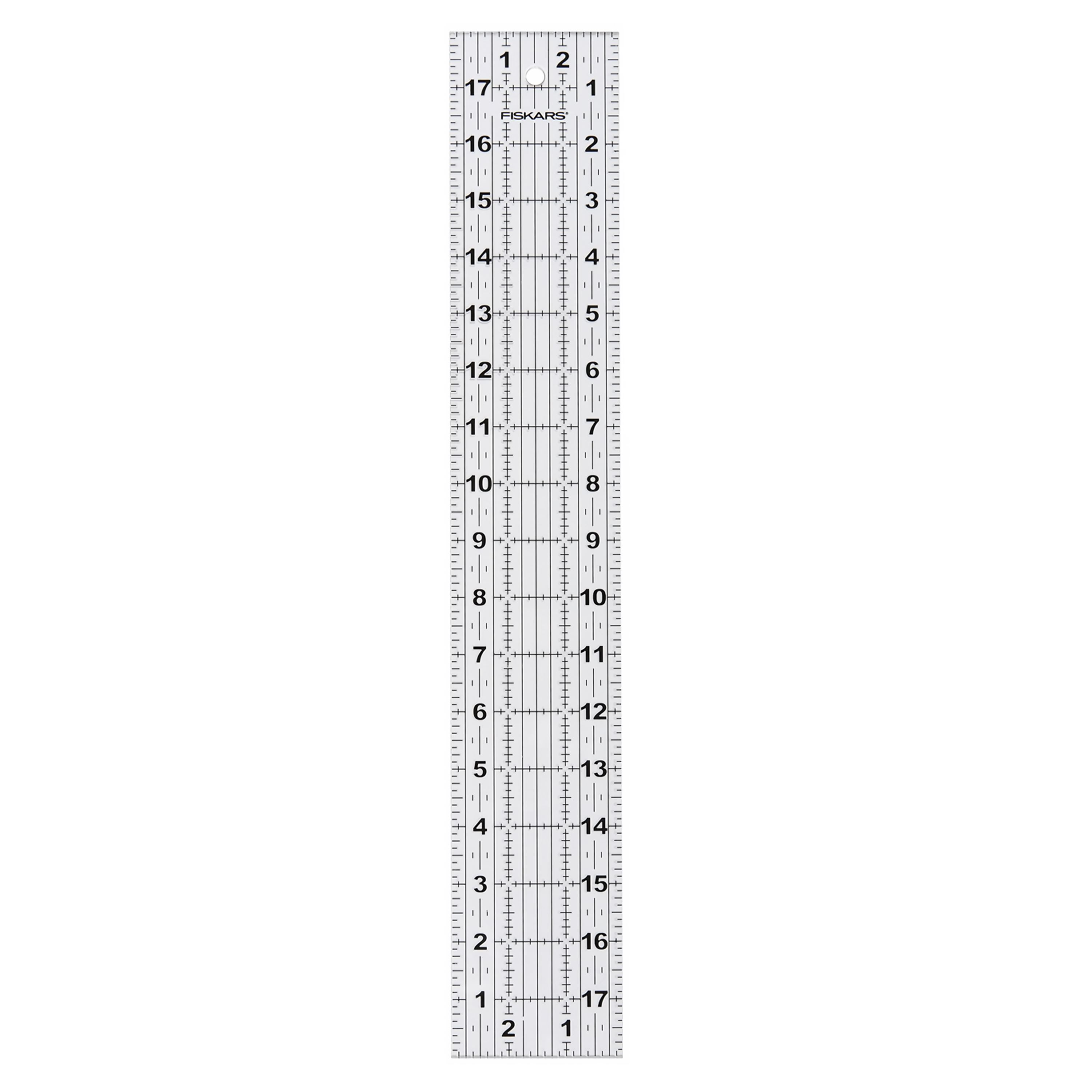 Fiskars 3x18 Inch Acrylic Ruler 187640-1001 