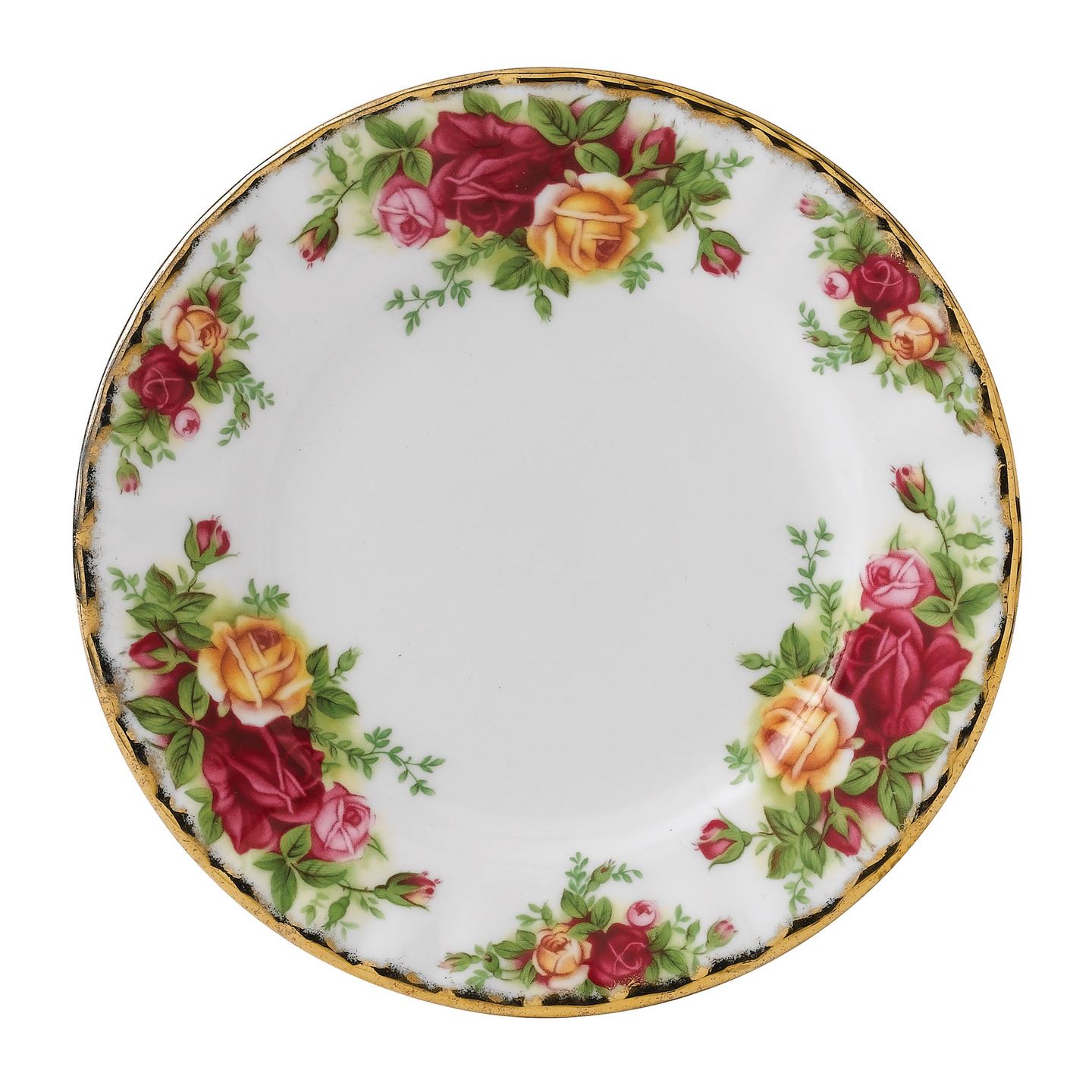 Royal Albert Old English Rose Bone China Bread Butter Plate England    D4 
