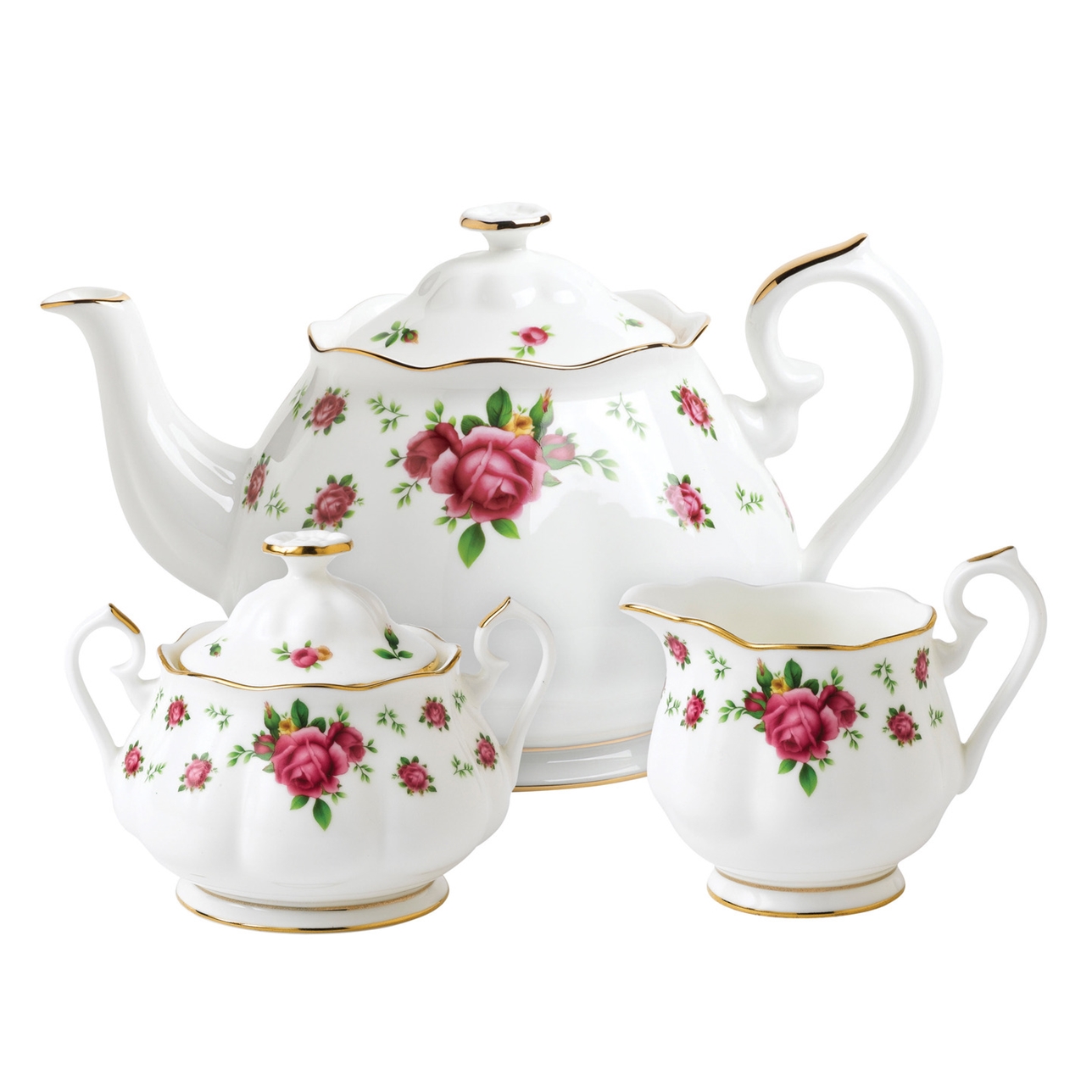Royal Albert New Country Roses White 3 Piece Set
