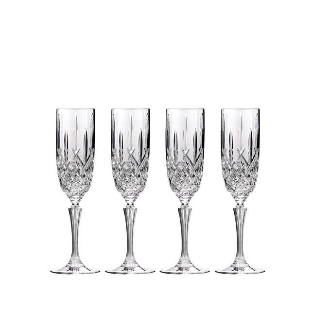 CIRCA Cut WATERFORD Crystal 10 1/4" Champagne Flute Glass / Glasses