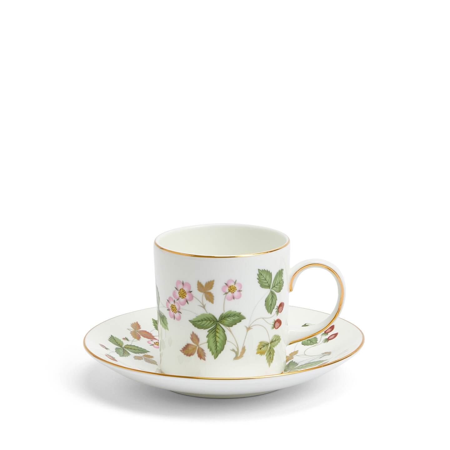 Wedgwood "Wild Strawberry" bone china tableware Tea Cup and Saucer 