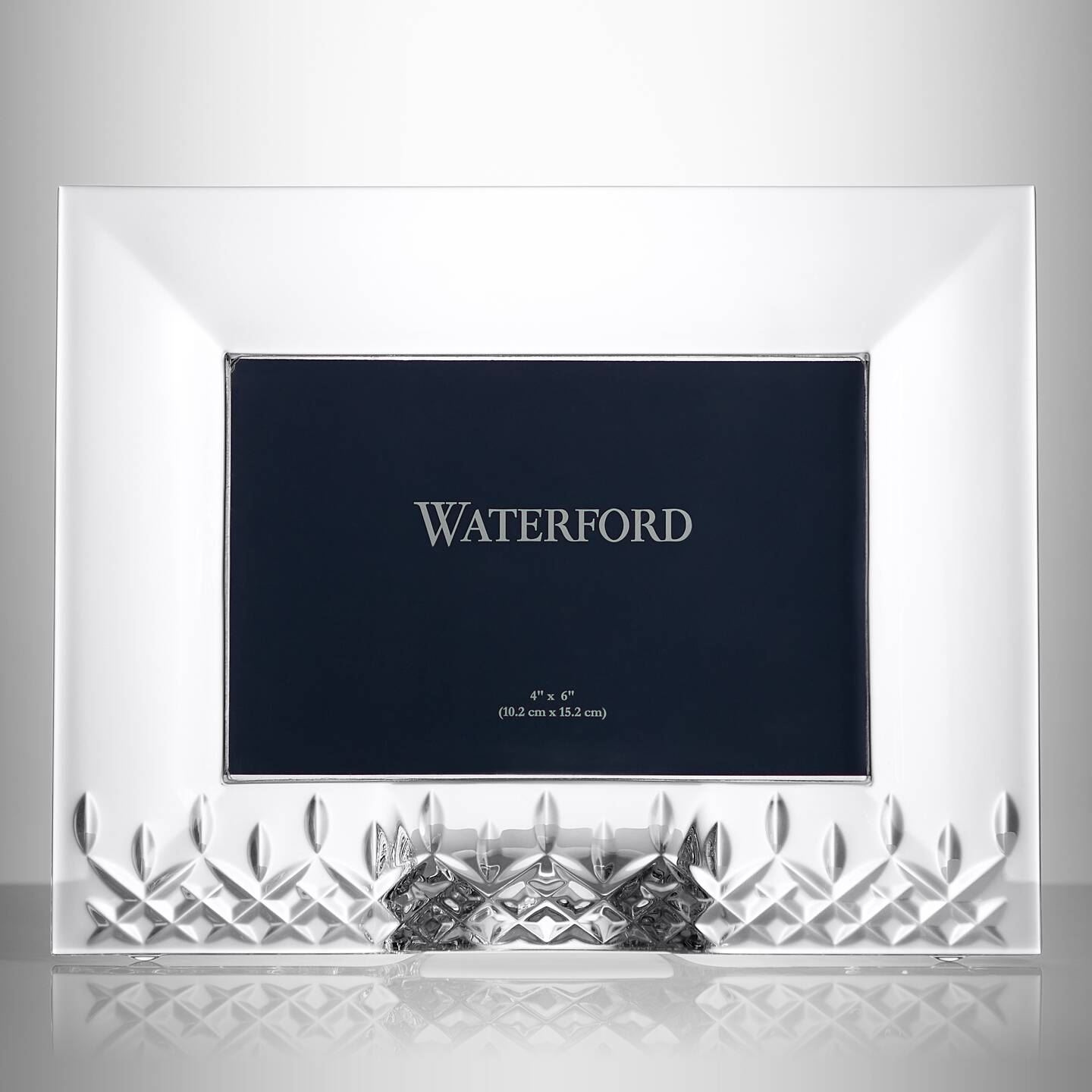 NEW Waterford Crystal LISMORE DOUBLE PHOTO Picture Frame 4 x 6" BOX! 