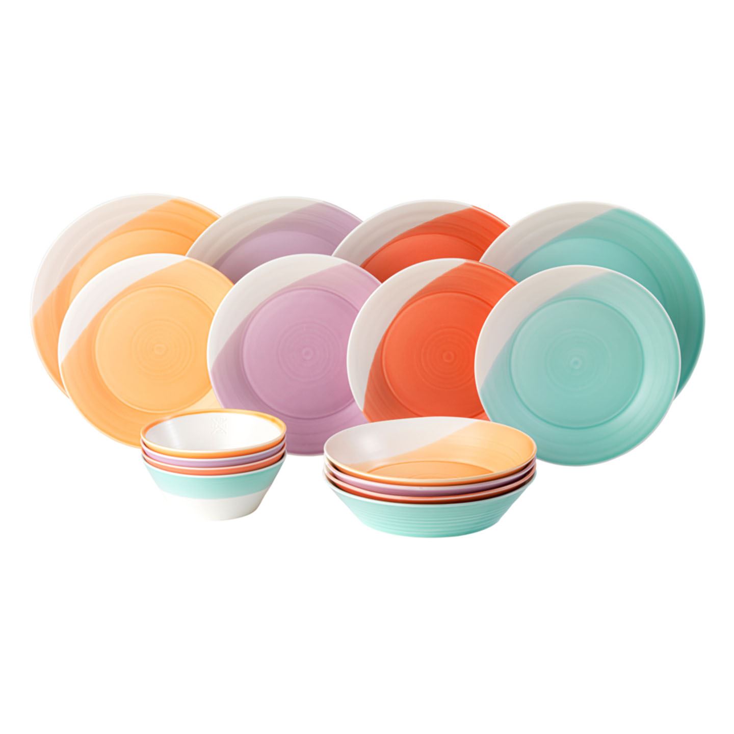 Royal Doulton 40034710 multicolore Set di 4 piatti piatti piatti da 28 cm 